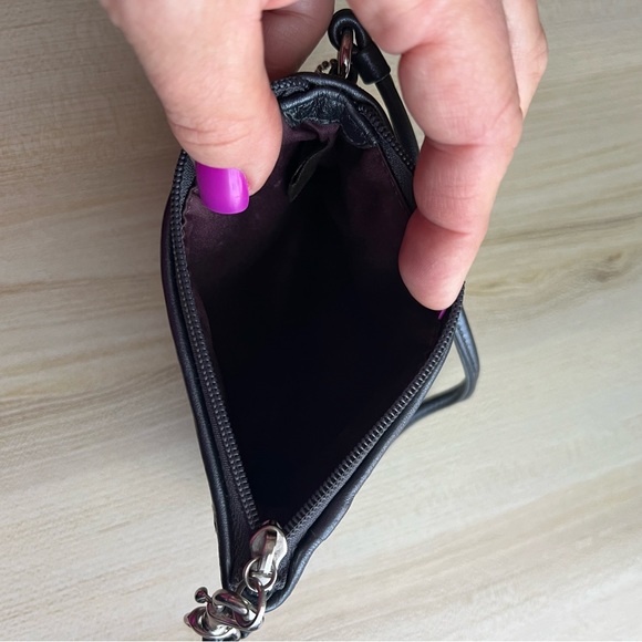 Coach Sequined Gray Wristlet - Picture 3 of 3